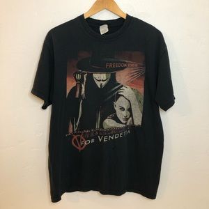 V For Vendetta T-Shirt Men’s L